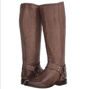 Frye “grey” Philip Harness Boots
